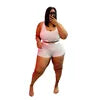 JL324 Hot Selling  Custom 2 Piece Women Short Set Printing Letter Two-Piece Suit Plus Size Women Short Set