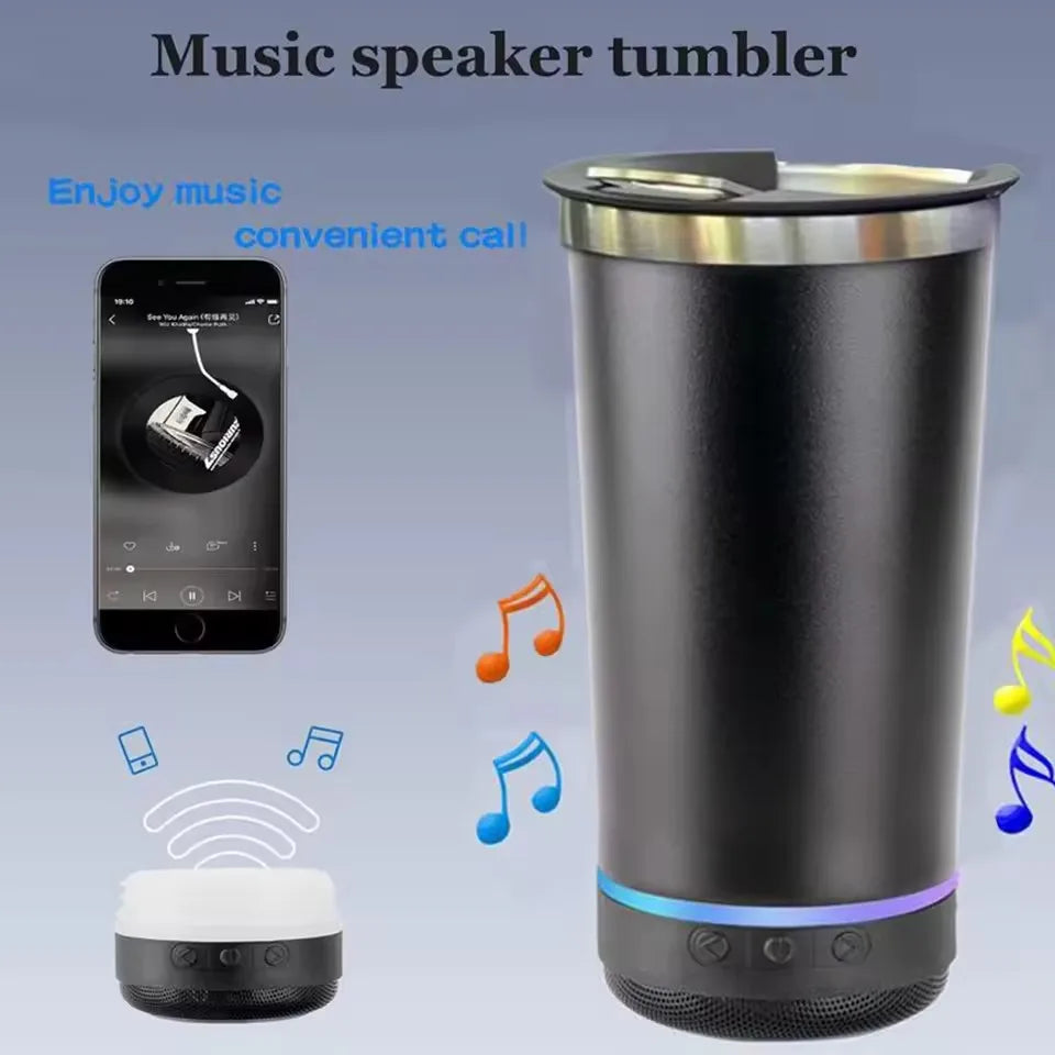 Bluetooth Audio Beer Cup 304 Stainless Steel Thermal Insulation Cold Cup with Bottle Opener Portable Car Cup