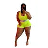 JL324 Hot Selling  Custom 2 Piece Women Short Set Printing Letter Two-Piece Suit Plus Size Women Short Set