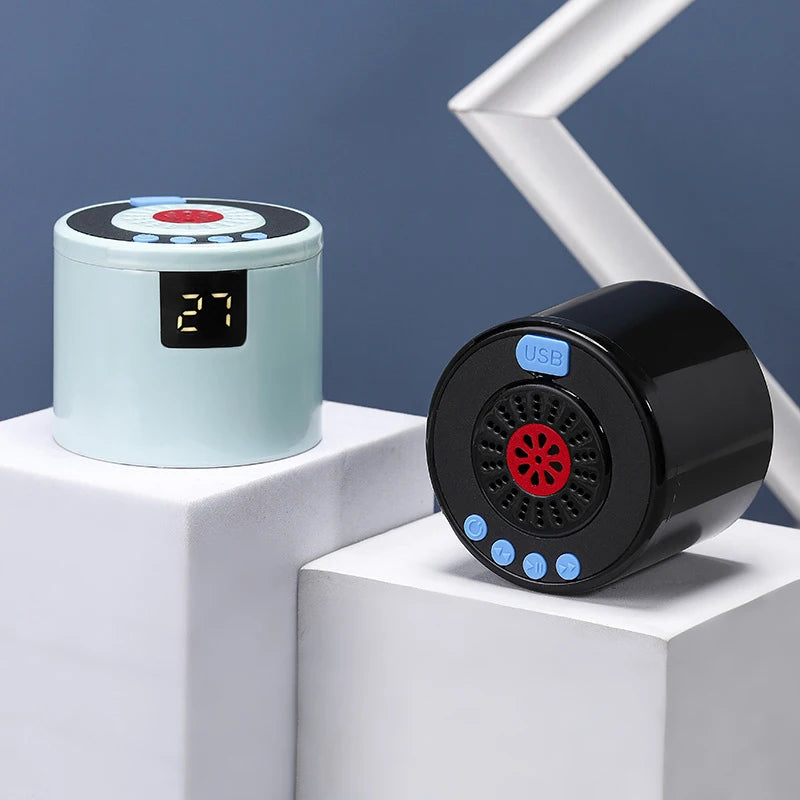 Customized 3 in 1 Steel Rechargible Smart Temperature FM Radio TF Bluetooth Speaker Tumbler Water Bottle with Reminder to Drink