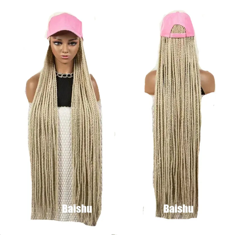 Best-selling Messy-braid Hat Wig Fashionable and Comfortable