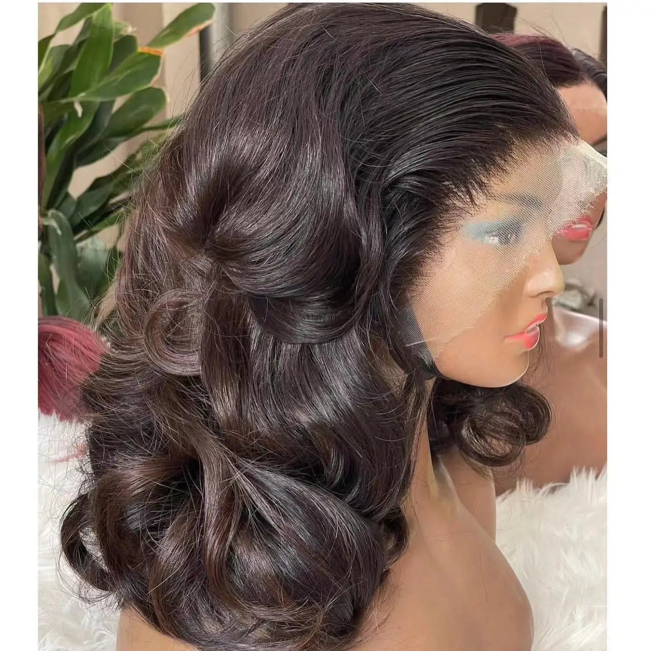 2025 New Kinky Curl Wigs for Black Women Wholesale Curly Weaves and Bouncy Curl Wigs with Transparent Lace