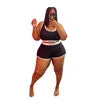 JL324 Hot Selling  Custom 2 Piece Women Short Set Printing Letter Two-Piece Suit Plus Size Women Short Set