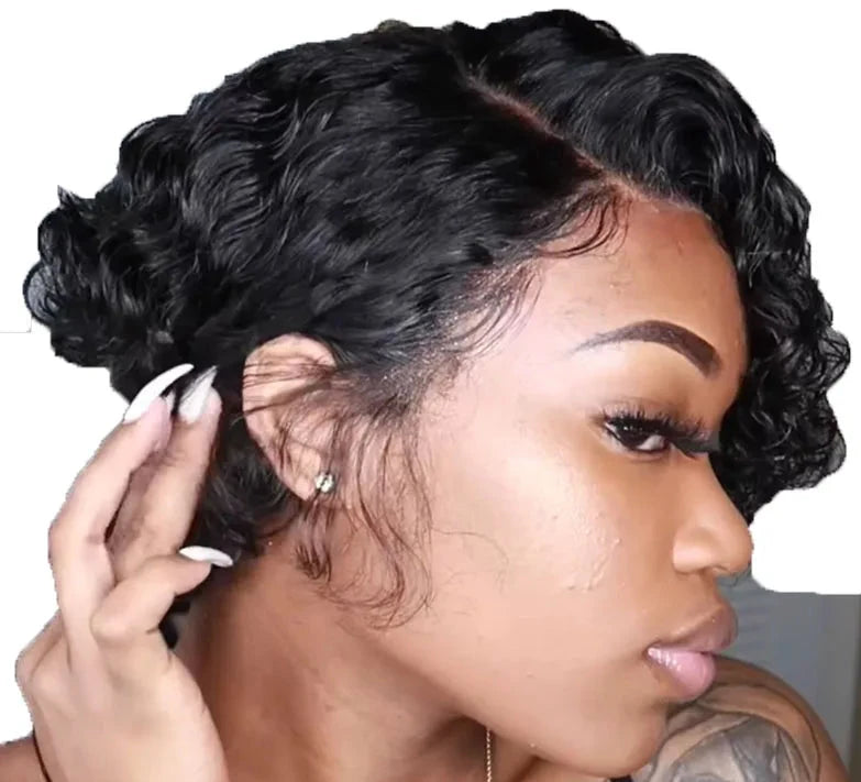 Short Curly Hair, Small Curls, for Black Women