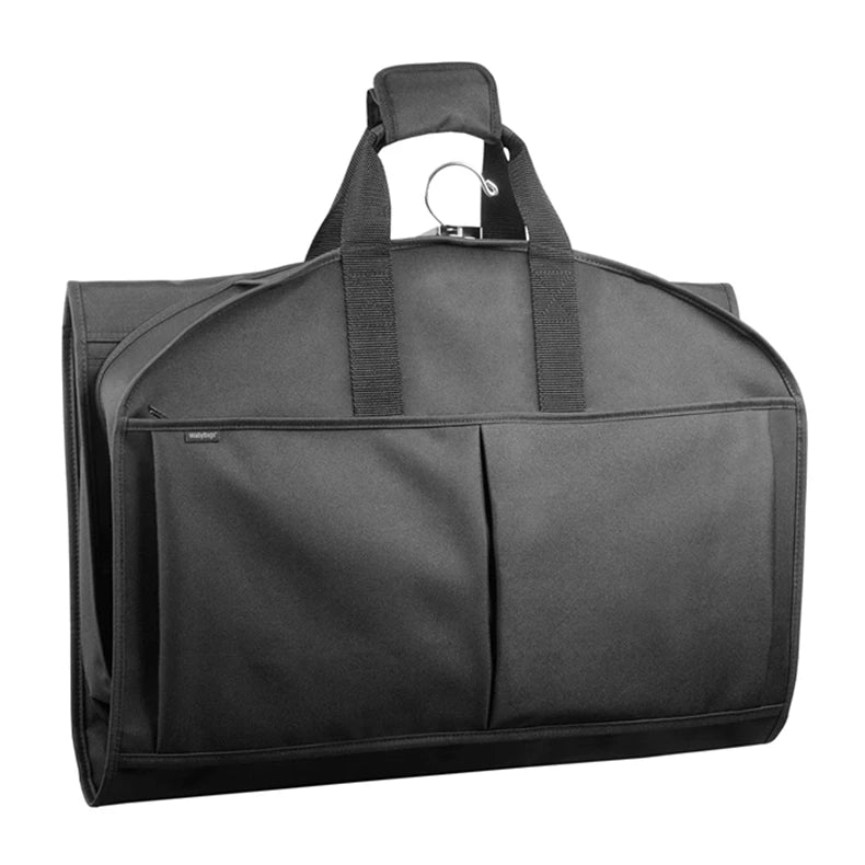 Custom Zipper Non Woven Oxford Polyester Suit Carrier Dustproof Foldable Waterproof Luxury Dress Cover Travel Garment