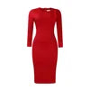 2023 Casual Plus Size Women Dresses Long Sleeve Ladies Office Elegant African Women Fashion Casual Dress