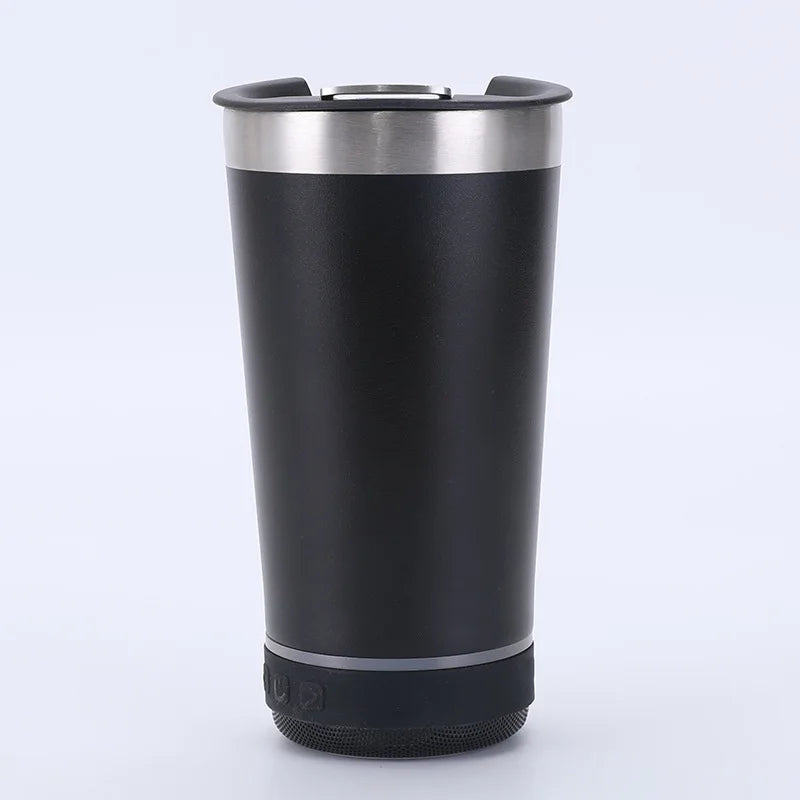 Bluetooth Audio Beer Cup 304 Stainless Steel Thermal Insulation Cold Cup with Bottle Opener Portable Car Cup