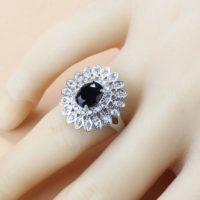 2025 Fashion Earrings Rings Bracelets Necklace Fashion Elegant Zircon Jewelry Sets for Women Mothers Day or Wedding