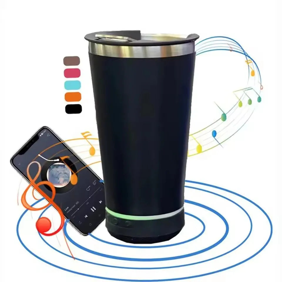 Bluetooth Audio Beer Cup 304 Stainless Steel Thermal Insulation Cold Cup with Bottle Opener Portable Car Cup