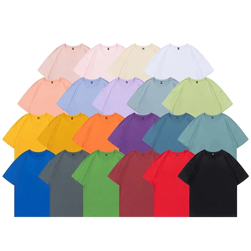 Custom Breathable Cotton Tshirt Unisex Blank Jersey Tshirts