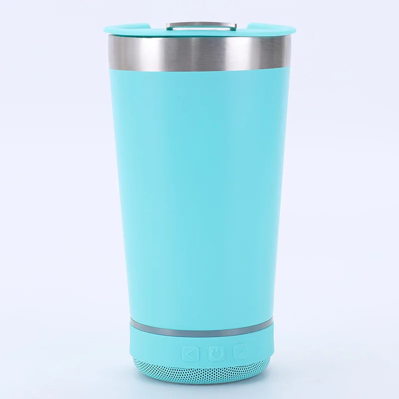 Bluetooth Audio Beer Cup 304 Stainless Steel Thermal Insulation Cold Cup with Bottle Opener Portable Car Cup