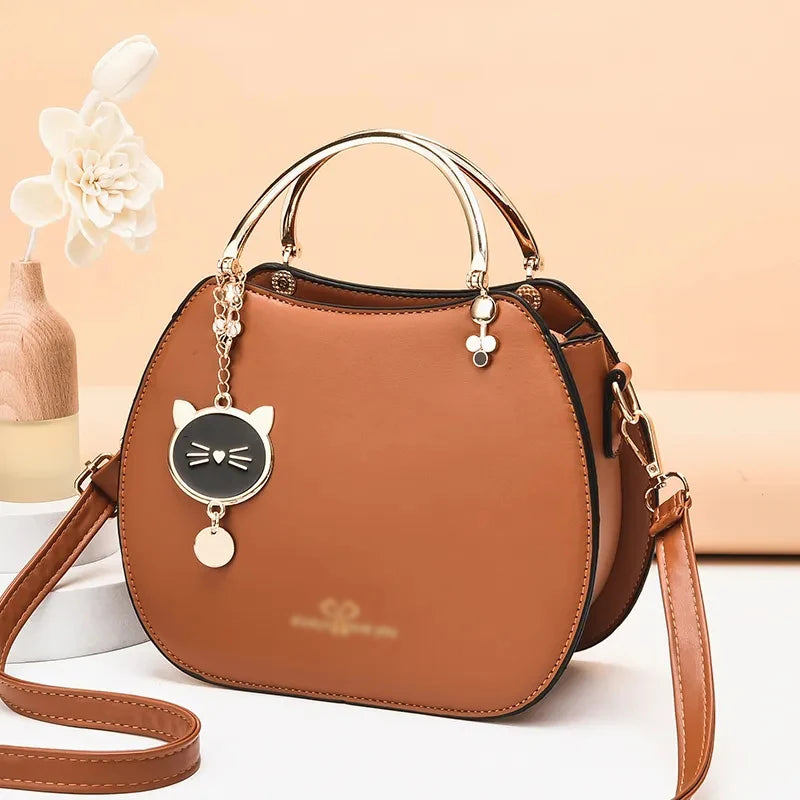 Bag Women 2022 New Handbags  Cat Pendant Single Shoulder Handbag Trend Women 14065 Handbags Wholesale