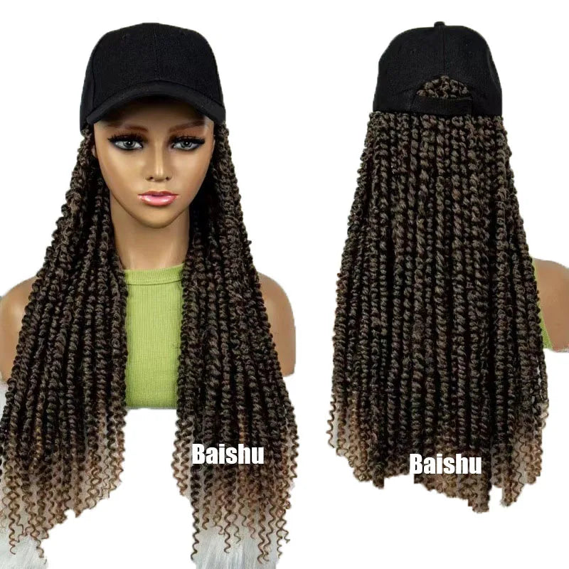 Best-selling Messy-braid Hat Wig Fashionable and Comfortable