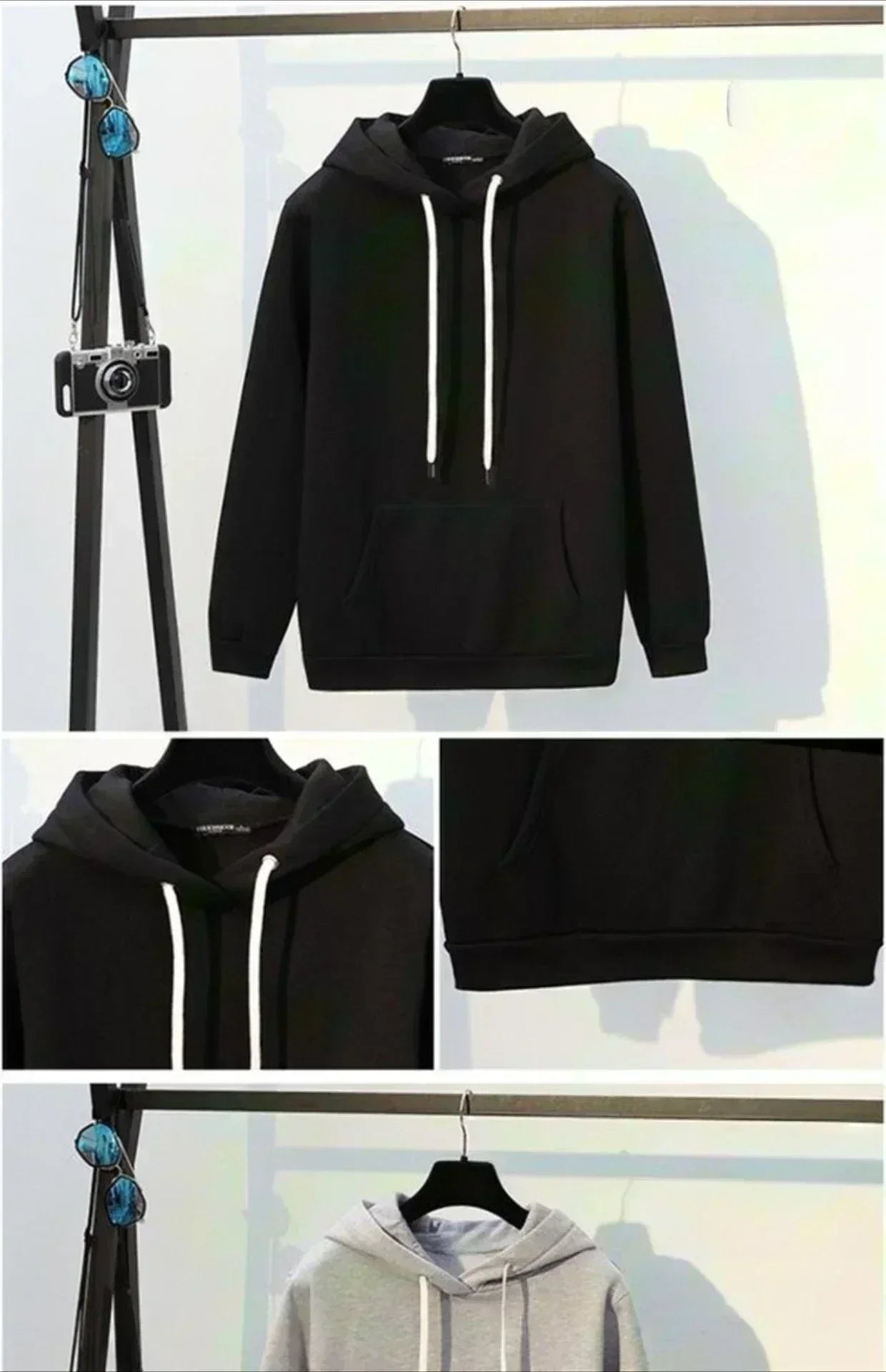 Women's Plus Size Hooded Sweatshirt, Fashionable and Simple Printed Casual Sweatshirt, Sizes L to 3XL Available