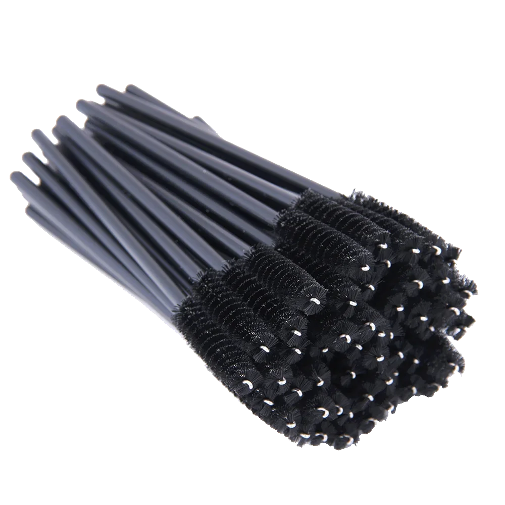 5/25/50 PCS Makeup Brushes Pink Crystal Eyelashes Brush Reusable Fake Lashes Extension Supplies False Eyelash Make up Tool Hot